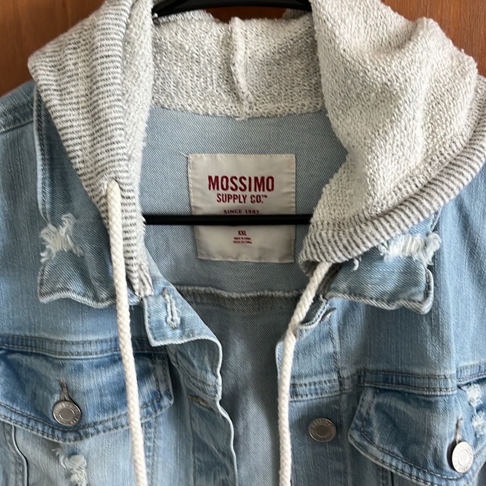 Mossimo Jean/Sweatshirt Jacket - Picture 9 of 10